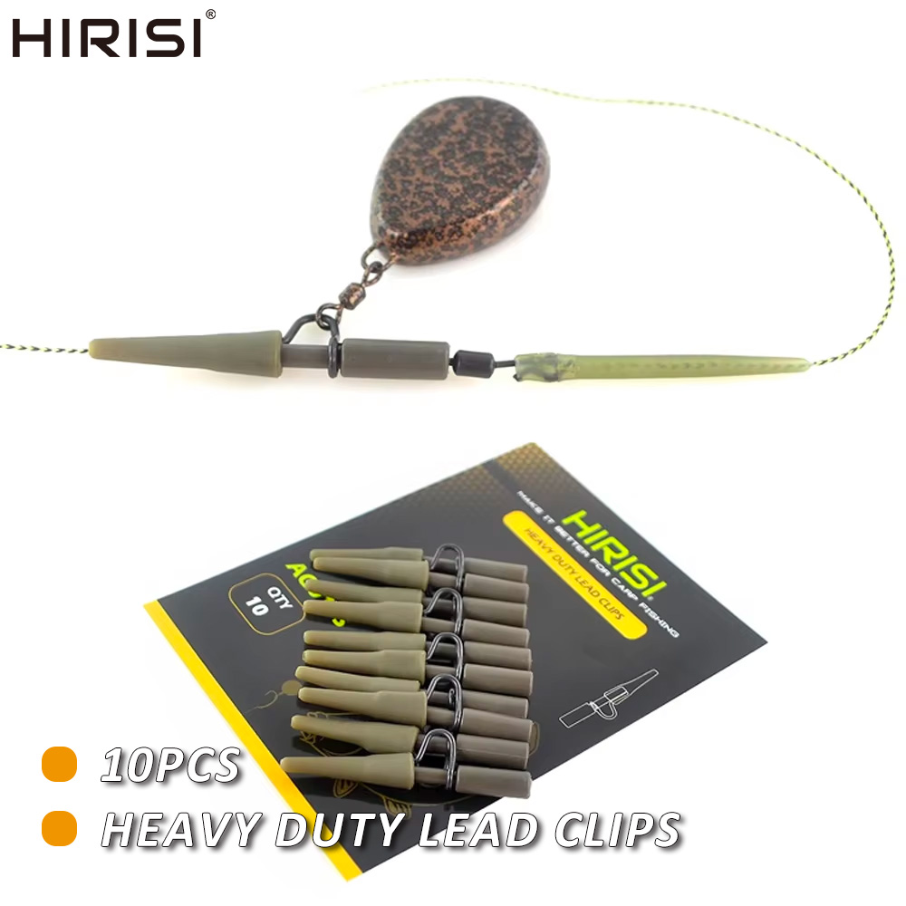 Ice Fishing Tip Up - Hirisi 10 peças de clipes de
