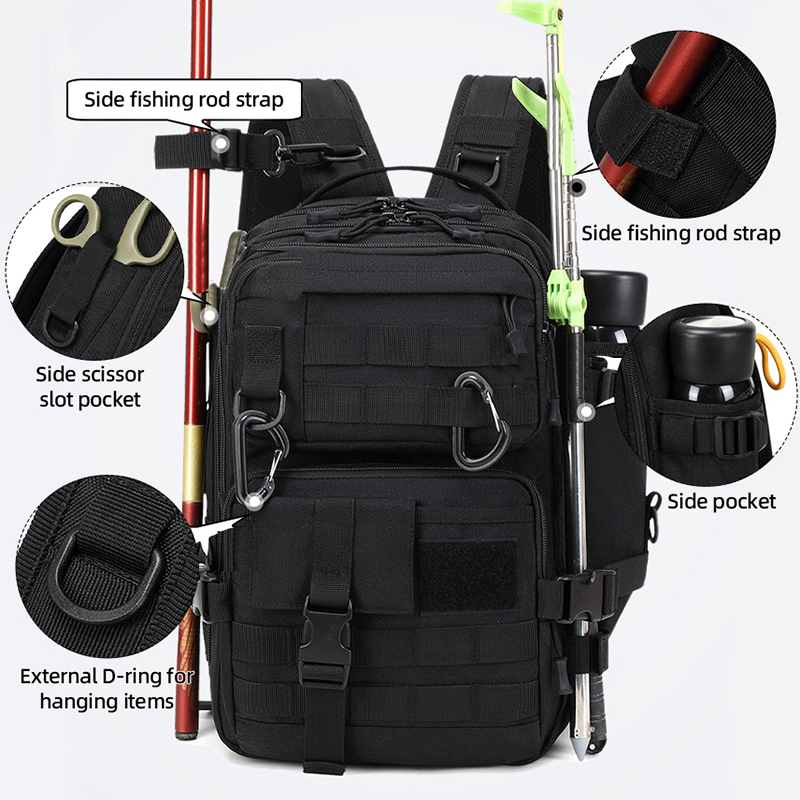 Fishing Equipment Bag - Mochila Tática de Camping Grande para