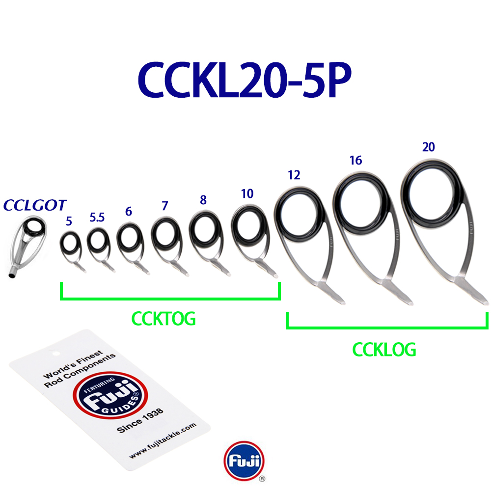 Fishing Equipment Brands - Conjunto de Passadores O-Ring Fuji em