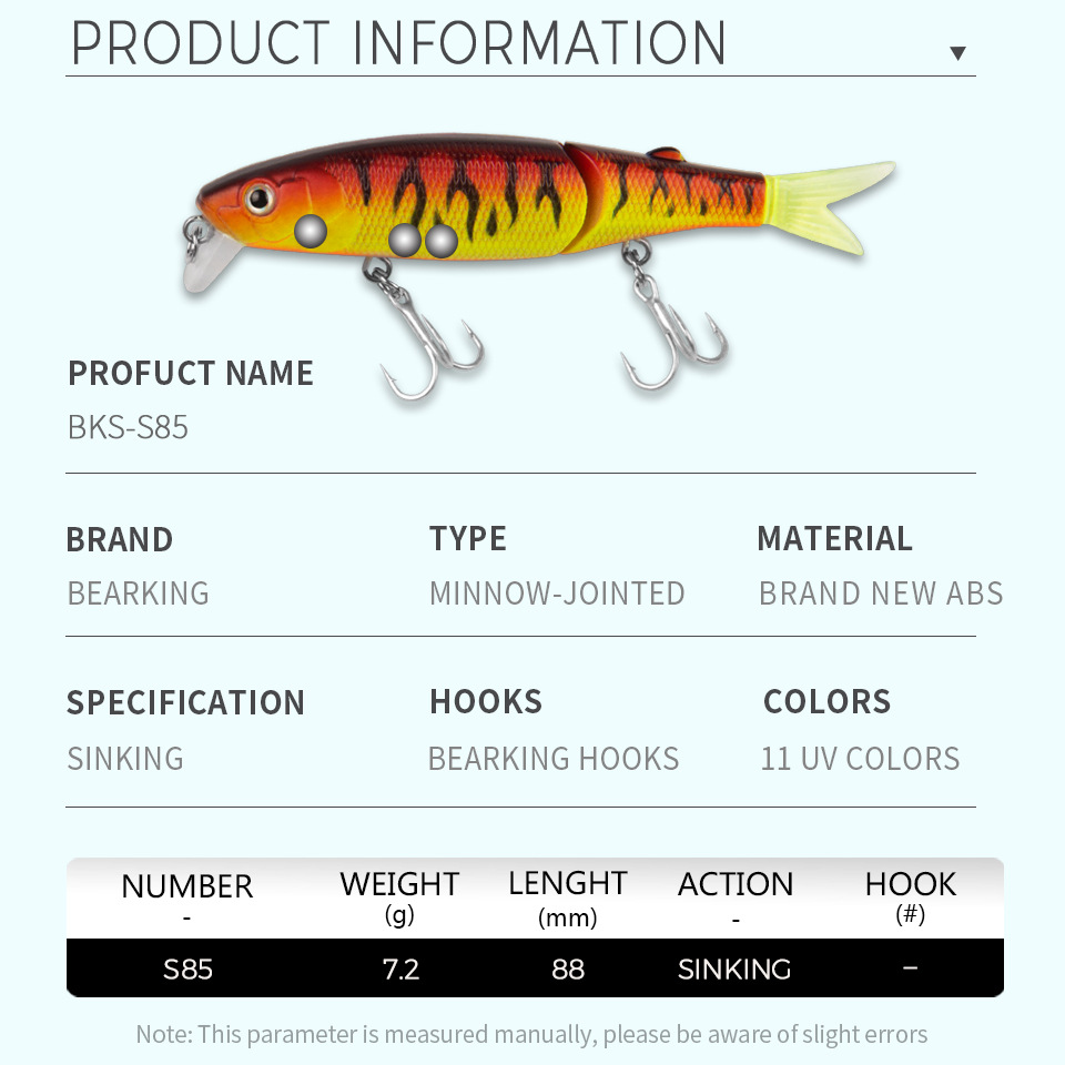 S85 bearking marca 1pc AS-S85  - Fishing Equipment Brands avaliação e preço