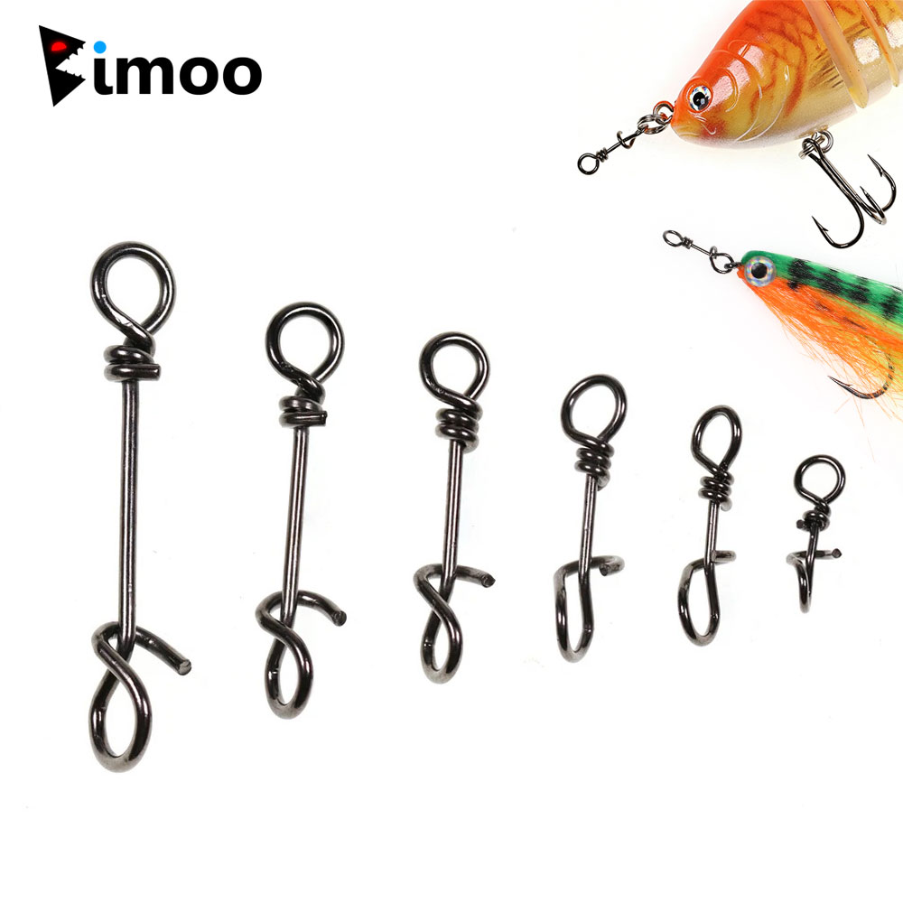 Bimoo 50 Peças Conector de Aço - Fishing Equipment Cheap avaliação e preço